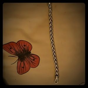 David Yurman men's bracelet,  wheat design,  8"